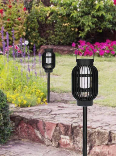 Solárna LED záhradná lampa Závesná lampa s plameňom