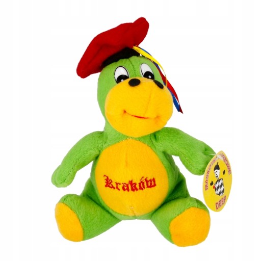 Plyšová hračka 20cm Sediaci drak Wawelski Kraków