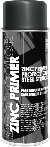 ZINOK SPREJ 97% Zinkový základný sprej 400 ml antikorózny základný náter