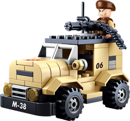 Sluban Army blokuje vojenské auto M38-B0587A