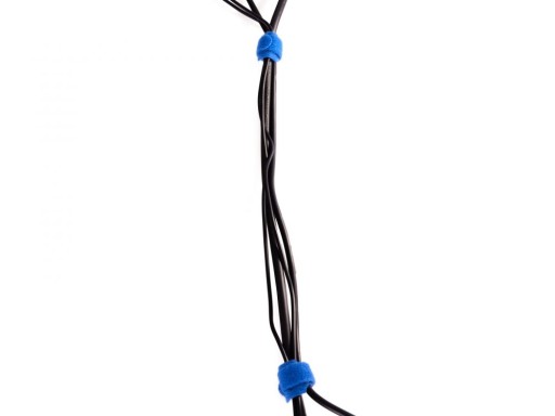 Pás na suchý zips - organizér káblov 150 mm x 12 mm - sada 12 ks (1000)