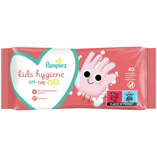 PAMPERS KIDS HYGIENA NA CESTÁCH VLHČENÉ Utierky 3x40=120 KS
