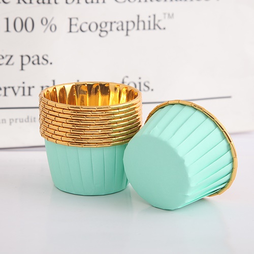 MUFFIN LINERS formičky na košíčky DECORATIONS narodeninové ZELENÉ 20 ks