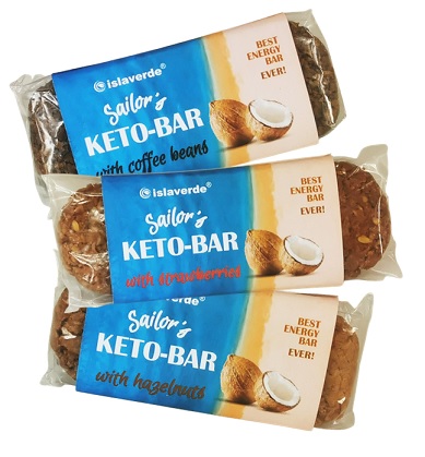 Sailor's Keto Bar je ketogénna energetická tyčinka