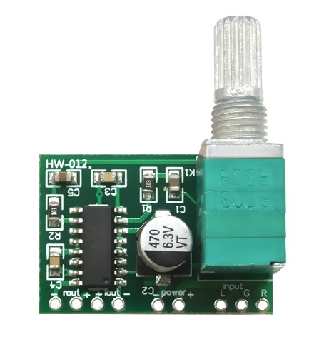 STEREO ZOSILŇOVAČ 2X3W 5V PAM8403