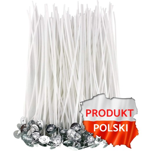 Sviečkové knôty s tanierom 21N 10 ks 15 cm