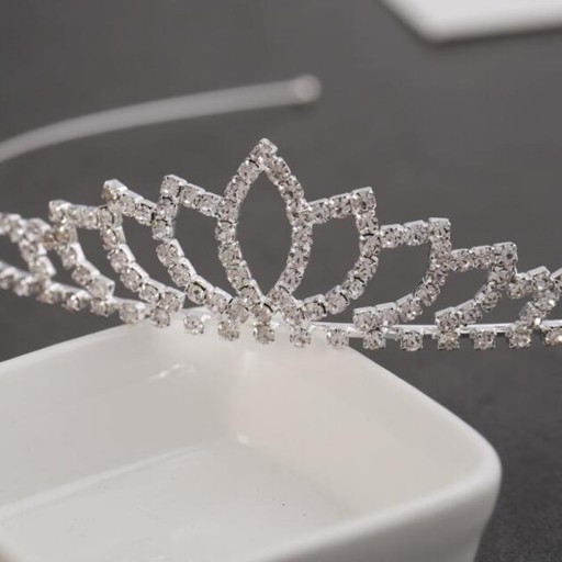 DIADEM TIARA svadobné CROWN zdobenie vlasov spoločenstvo