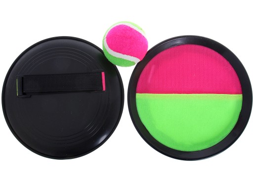 CATCH BALL Veľké pádla na suchý zips Arcade GAME Throw and Catch + BALL