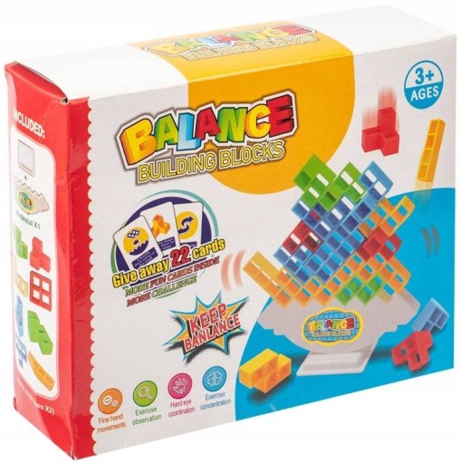Tetris Blocks Balancing Puzzle Rodinná hra