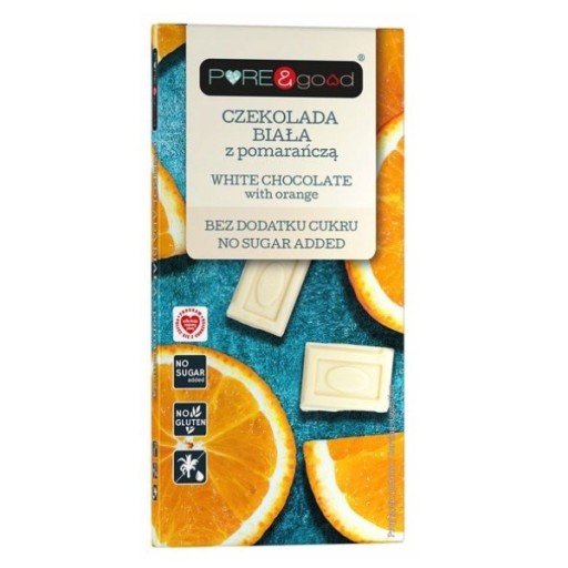 Biela čokoláda s pomarančom B/C 75g