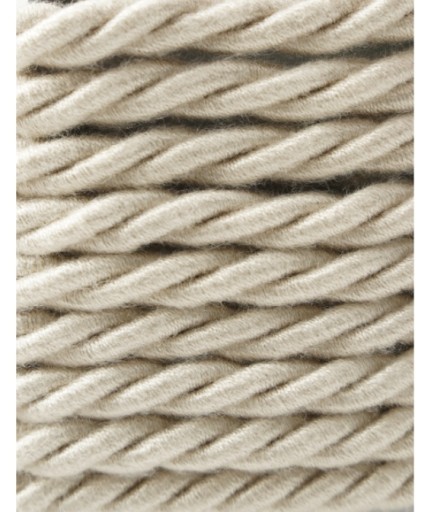Ozdobná šnúrka, matná, 8mm, krémovo-šedá