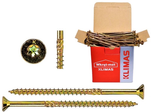 Stolárske skrutky 3x30 Torx, kužeľová hlava, 500 ks