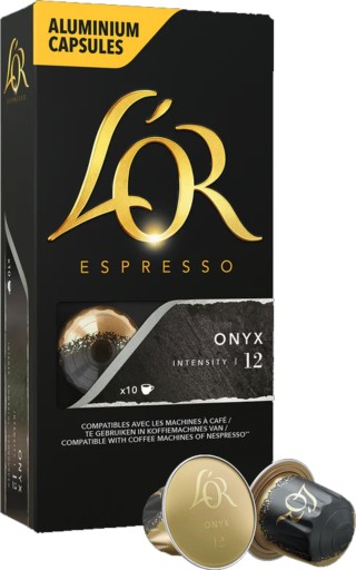 Kapsule pre Nespresso LOR Espresso ONYX 10 kusov