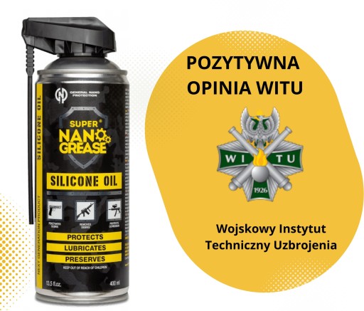SILIKÓNOVÝ OLEJ NA ZBRANE VŠEOBECNÁ NANO OCHRANA 200ml