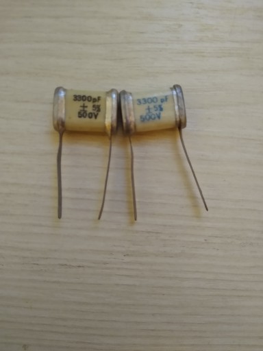KONDENZÁTOR 3,3nF 500V 5% MICA SG-3S a SGM-3 sada=5
