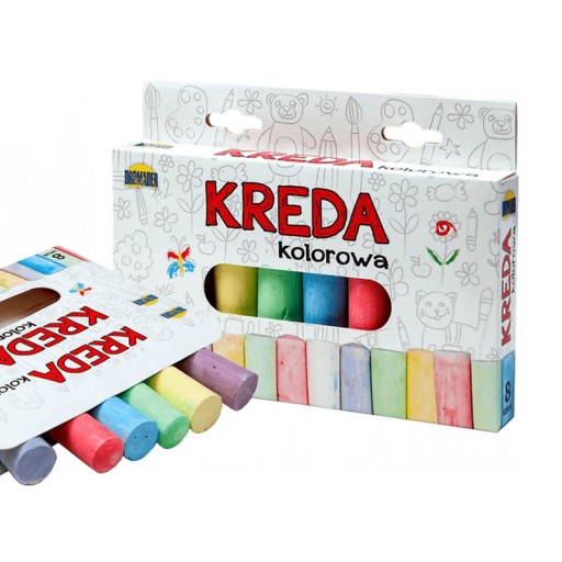 HRUBÁ FAREBNÁ CESTNÁ KRÍDA DO ŠKOLY NA MAĽOVANIE