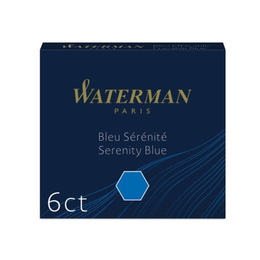 Atramentové kazety Waterman International 6x BLUE