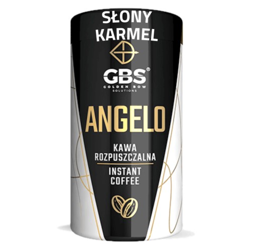 GBS ANGELO instantná káva 100 SOĽNÝ KARAMEL