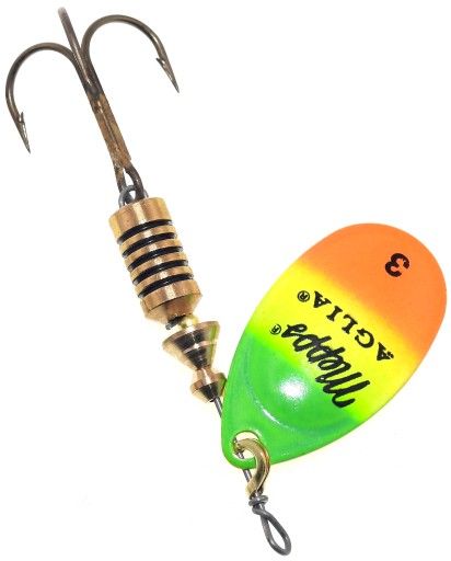 Mepps Aglia Fluo Tiger Spinner Spinner #3 / 6,5 g