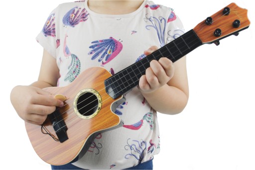 GITARA PRE DETI, HUDOBNÝ NÁSTROJ, 4 STRUNOVÉ