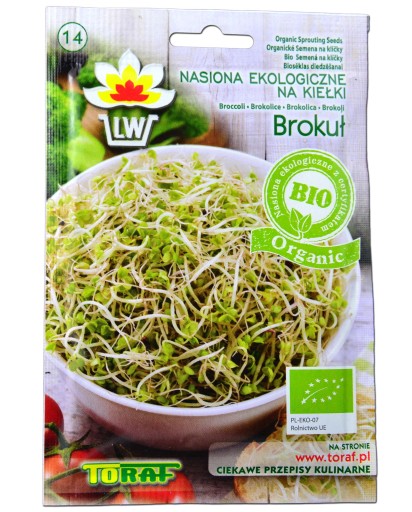 BIO Brokolicové klíčky Bio semienka 10g PL-EKO