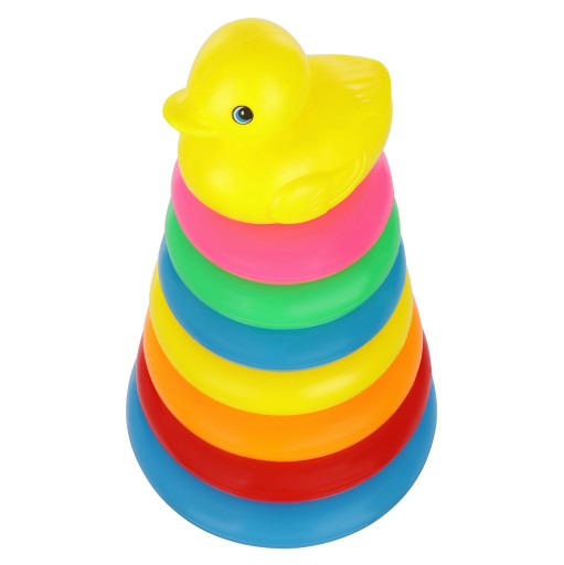KAČIAČKA PYRAMÍDA S KOLESÁMI KAČICA MONTESSORI