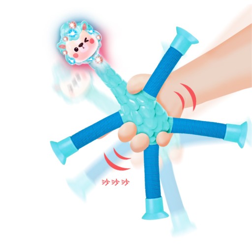 NAPÁJACIE SENZORY ANTISTRESOVÉ FIDGET PRÍSAVKY POP LED TRUBKY