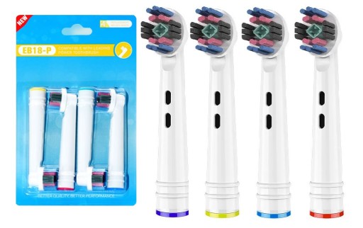 Hlavice zubnej kefky Oral-B Braun EB18-P 4 ks.