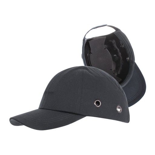 ČIAPKA BUMPCAP, ĽAHKÁ PRILBA PROTI SKAPE, ČIERNA