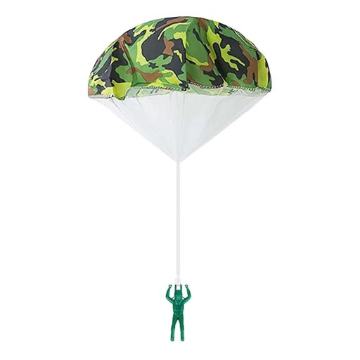 PADAŠUTÉR LIETAJÚCE PAŠUTE CAMO VOJAK HRAČKA NA HRANIE