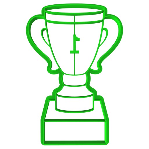 Vykrajovač na sušienky ŠPORT FUTBAL TENIS BASKETBALOVÝ POHÁR 12cm