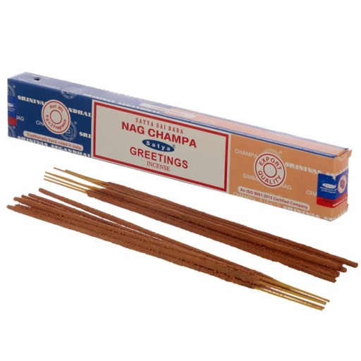 Vonné tyčinky Satya Nag Champa & Greetings
