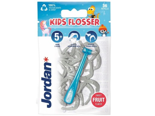 Flosser Dentálna niť pre deti Jordan Hand