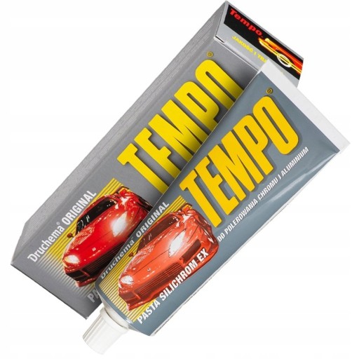 Druchema Original PASTE TEMPO Silichrom na čistenie a leštenie CHROM