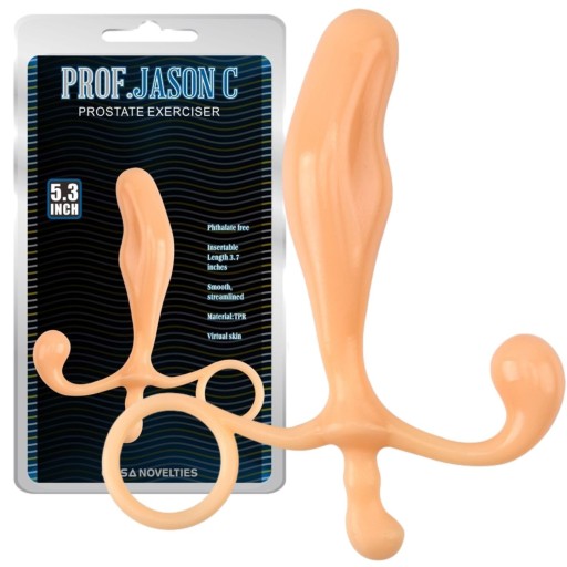 PROSTATA/PERINE STIMULÁTOR MASÁŽER ANÁLNY POHĽAD 13CM