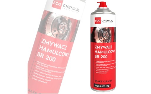 ČISTIČ BRZD NA KOTÚČE LOŽISKOV VALCOV, BEZACETÓN BR 200 500 ML
