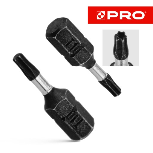 Nárazový bit TX10 Nárazový bit 25mm | Nárazový bit pre skrutkovač 2 ks.