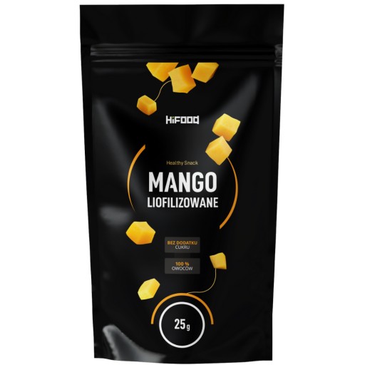Mangové mrazom sušené 25g HiFOOD PREMIUM plátky