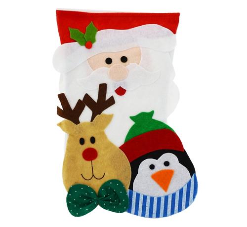 VIANOČNÁ PONOŽKA Santa Claus sob Tučniak 42x20c