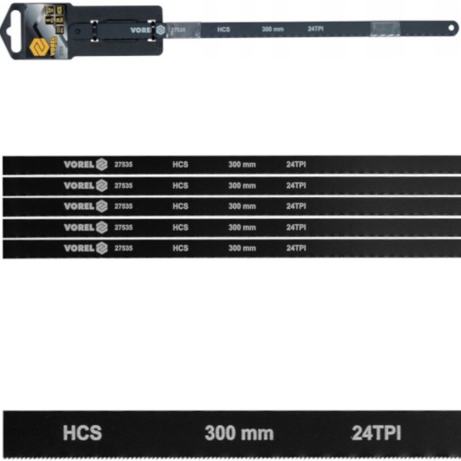PÍLOVÝ LIST NA KOV 300mm 24 TPI NA PÍLOVÉ GULE 5 KS