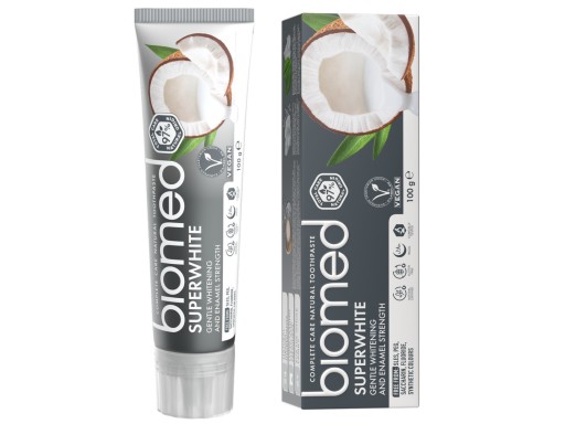 Bieliaca zubná pasta Splat Biomed SuperWhite 100g kokosový olej