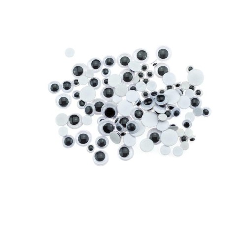 APLIKÁCIE SAMOLEPIACI OČIA MIX 4,6,8,10MM RO4 BREWIS