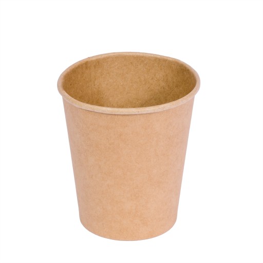 EKO KRAFT HNEDÉ PAPIEROVÉ POHÁRKY 250ML 100 ks