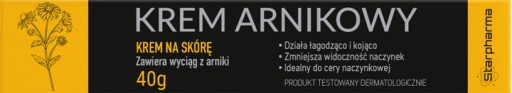 Starpharma upokojujúci arnikový krém na cievnu pokožku