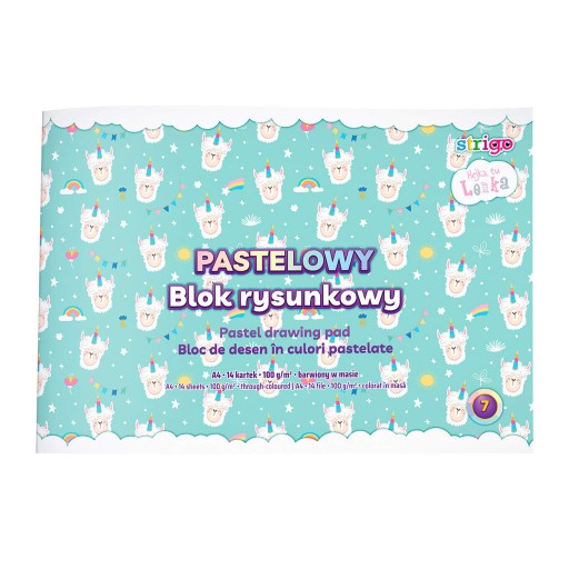 A4 pastelový blok na kreslenie, krásne farby, vysoká kvalita