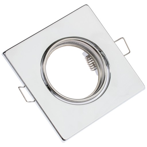 POHYBLIVÉ Stropné svietidlo OPIN POLUX KWADRAT STEEL CHROME POINT