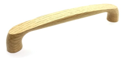 KĽÚČKA NA NÁBYTOK HLUBOVÝ OBLOUK DUB MASIV L-160mm