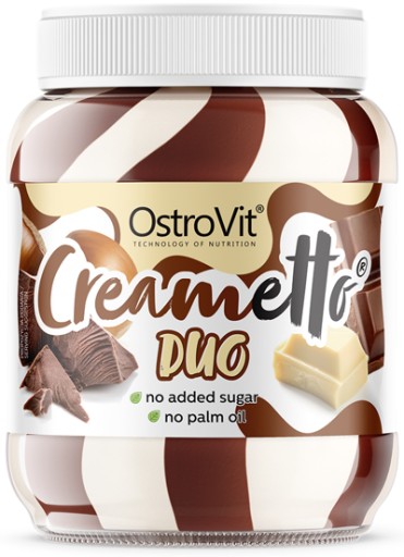 OstroVit CREAMETTO DUO Mliečny orieškový KRÉM 350g