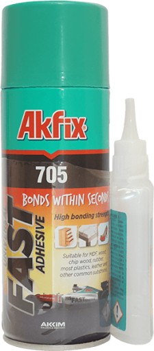 Akfix 705 Kyanoakrylátové lepidlo s aktivátorom 100ml