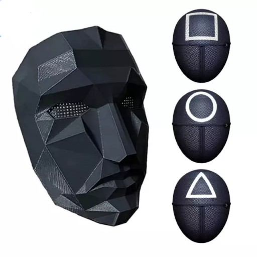 Squid Game Mask Outfit Cosplay Kostým Halloween PL